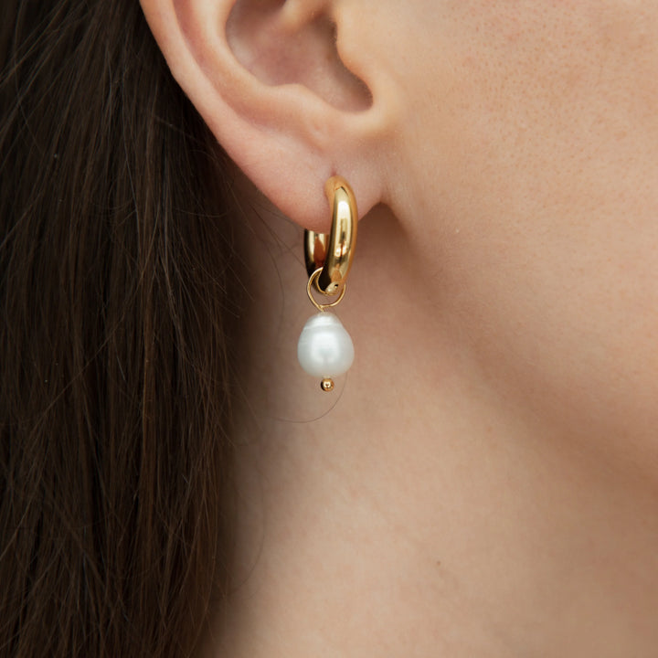 Argollas Solea Perla Natural Waterproof